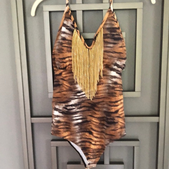 Vintage Planet Body Tiger bodysuit S